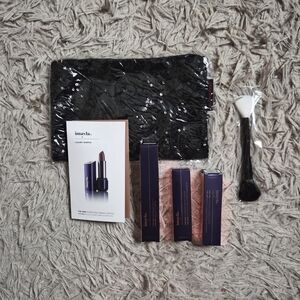 Beauty Bundle Lippies Lipsticks Imayla Cosmetic Bag Sequin Black Froze Blessed